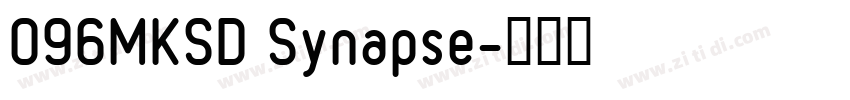 096MKSD Synapse字体转换